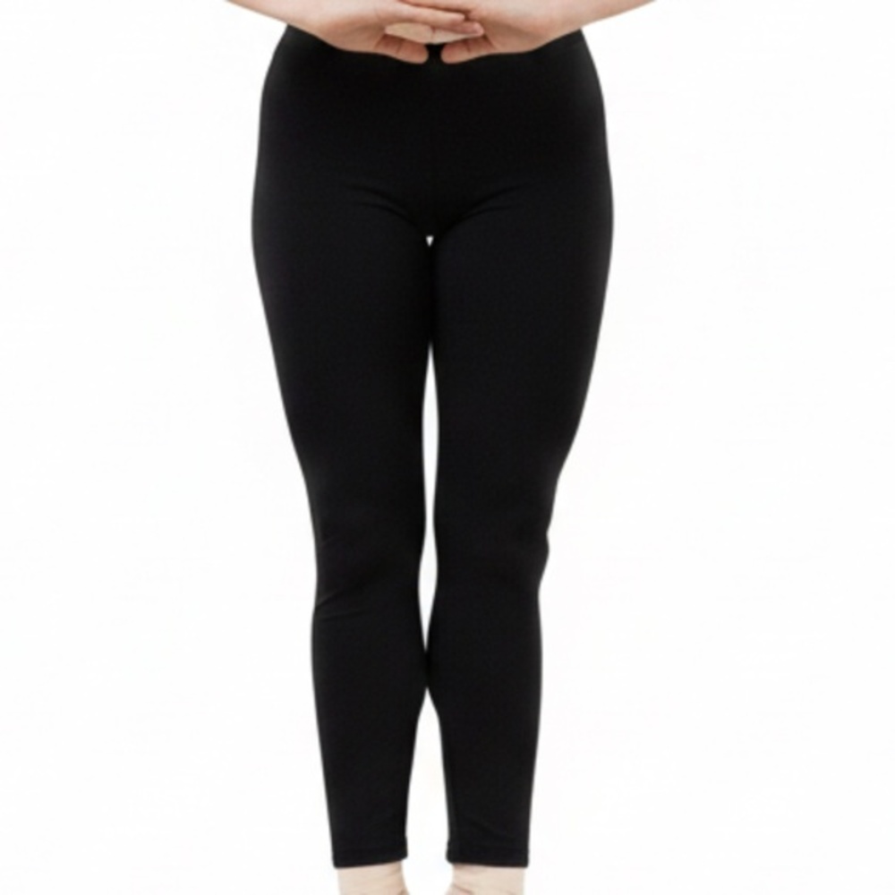 Theatricals Kids MC Black Dance Athletic Leggings Pants Youth Size MC